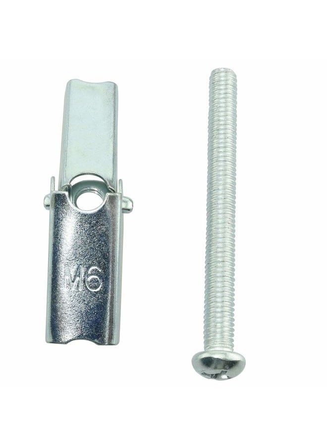 TAODAN 10pcs M6 Through Anchor Bolts Wing Bolts Wall Toggle Bolts - Image 2
