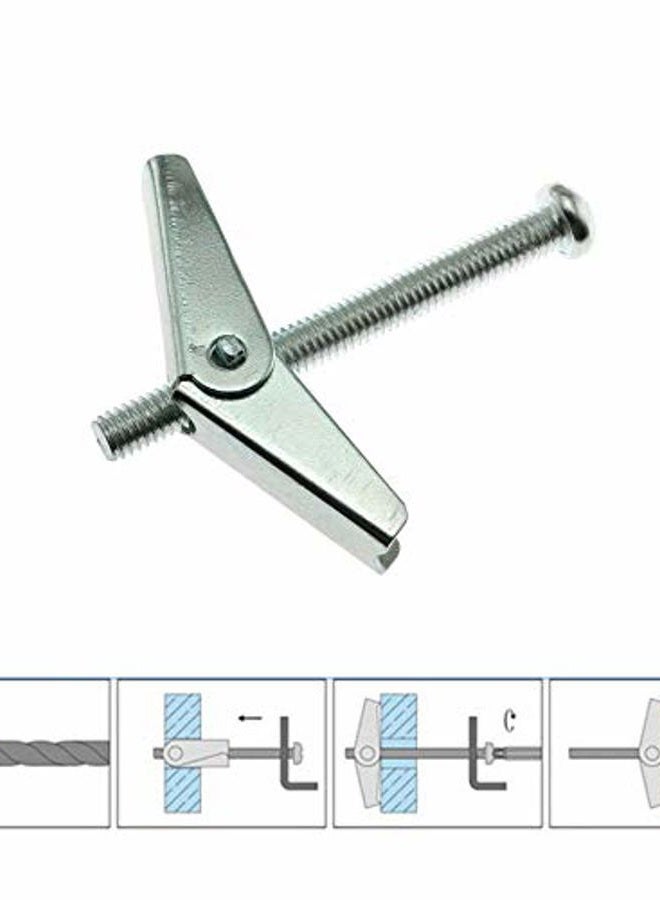 TAODAN 10pcs M6 Through Anchor Bolts Wing Bolts Wall Toggle Bolts - Image 5
