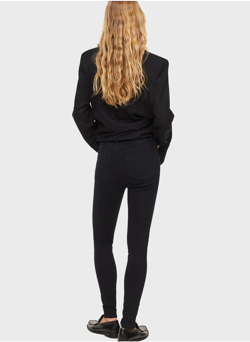 MANGO - High Waist Skinny Jeans - Image 1