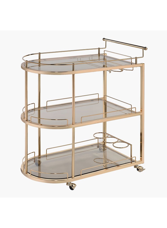 Home Box Portola 3-Tier Serving Trolley 47.5 x 90.5 x 79.5 cm - Image 1