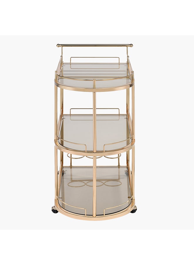 Home Box Portola 3-Tier Serving Trolley 47.5 x 90.5 x 79.5 cm - Image 3