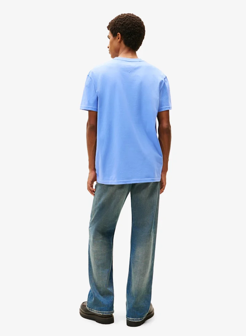 تومي جينز Regular Center Crew Neck T-Shirt