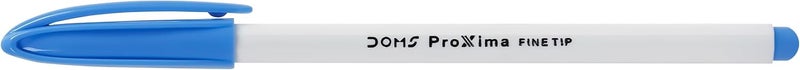Doms Proxima Ball Pen Jar Pack | Fine Tip Ball Pen | Smooth Writing with Comfortable Grip | Ideal for Home, Office & General Purpose | Blue Ink, 25 Pens Pack - Image 2