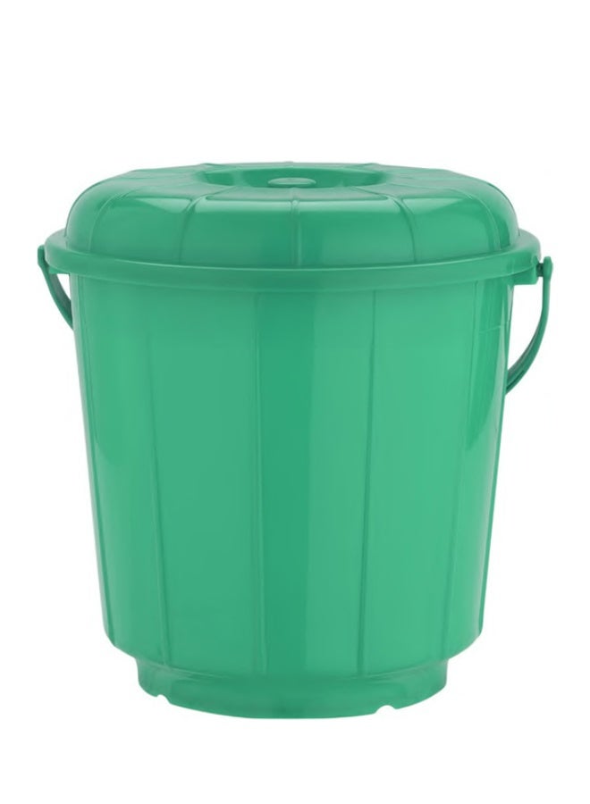 بيسبل دلو بلاستيك مع غطاء – سعة 20 لتر | حاوية تخزين متعددة الاستخدامات قوية التحمل للمنازل | موديل BB1455 - Image 1