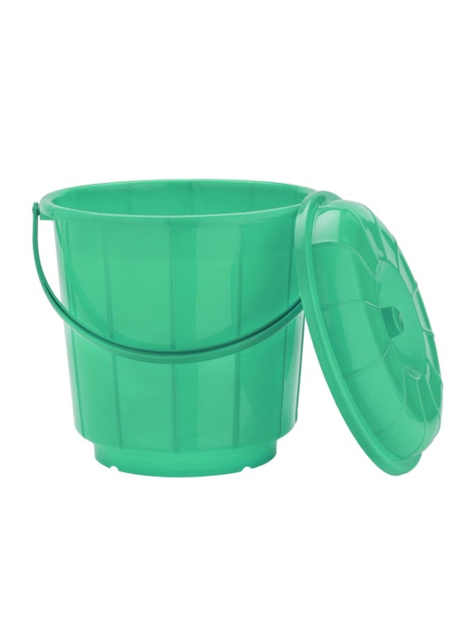 بيسبل دلو بلاستيك مع غطاء – سعة 20 لتر | حاوية تخزين متعددة الاستخدامات قوية التحمل للمنازل | موديل BB1455 - Image 2