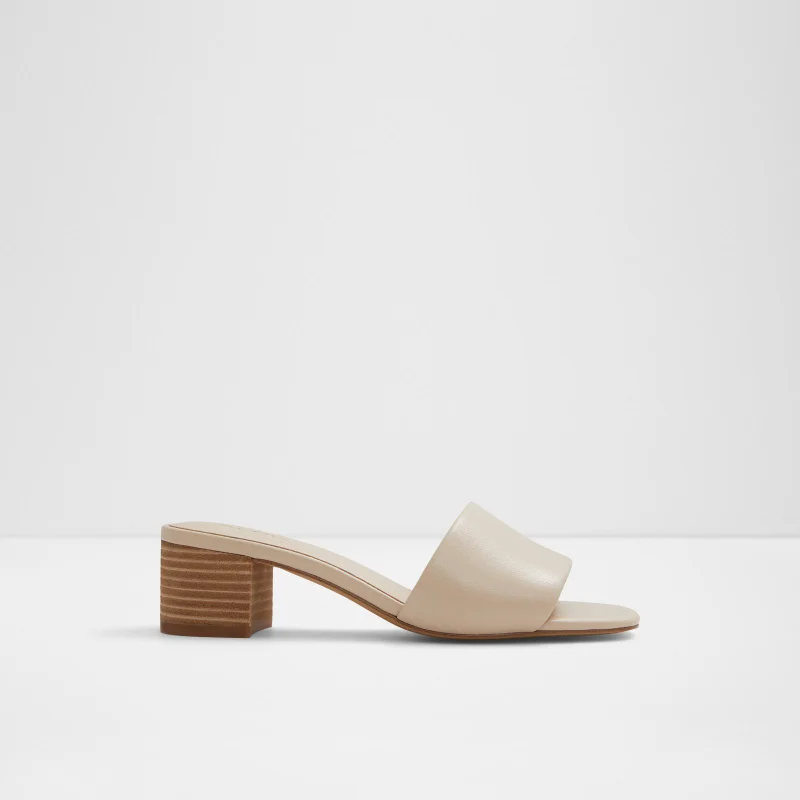 CLAUDINA Open Toe Block Heel Sandals