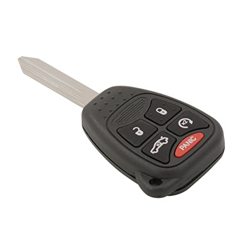 Keyless2Go Replacement for 5 Button Remote Key w/Trunk for Select Jeep OHT692427AA KOBDT04A - Image 2