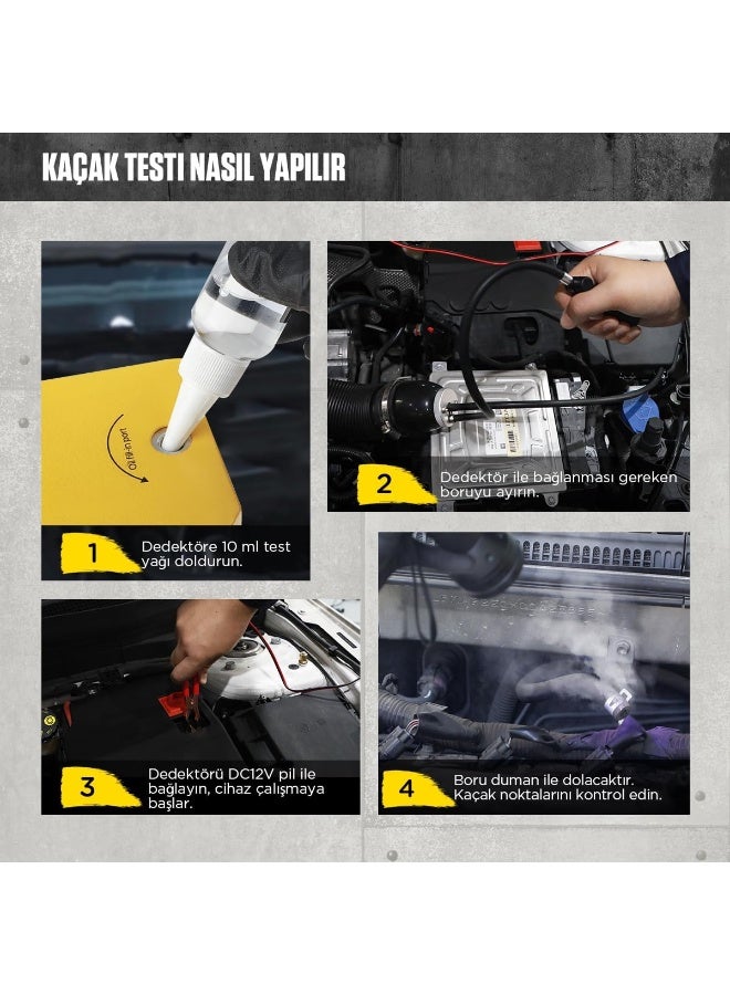 AUTOOL EVAP Vacuum Automotive Smoke Machine Leak Detector Diagnostic Tester - Image 4