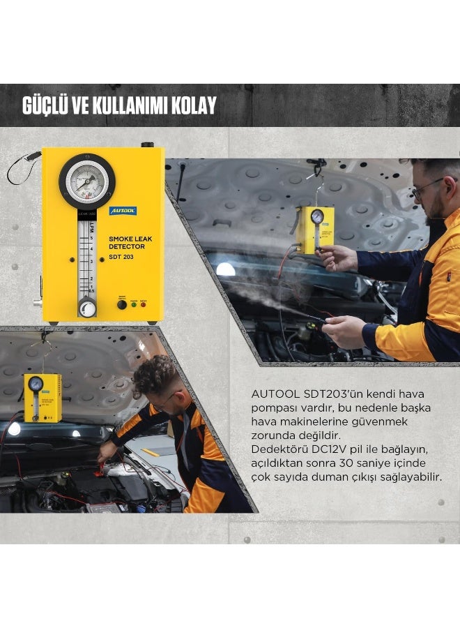 AUTOOL EVAP Vacuum Automotive Smoke Machine Leak Detector Diagnostic Tester - Image 3