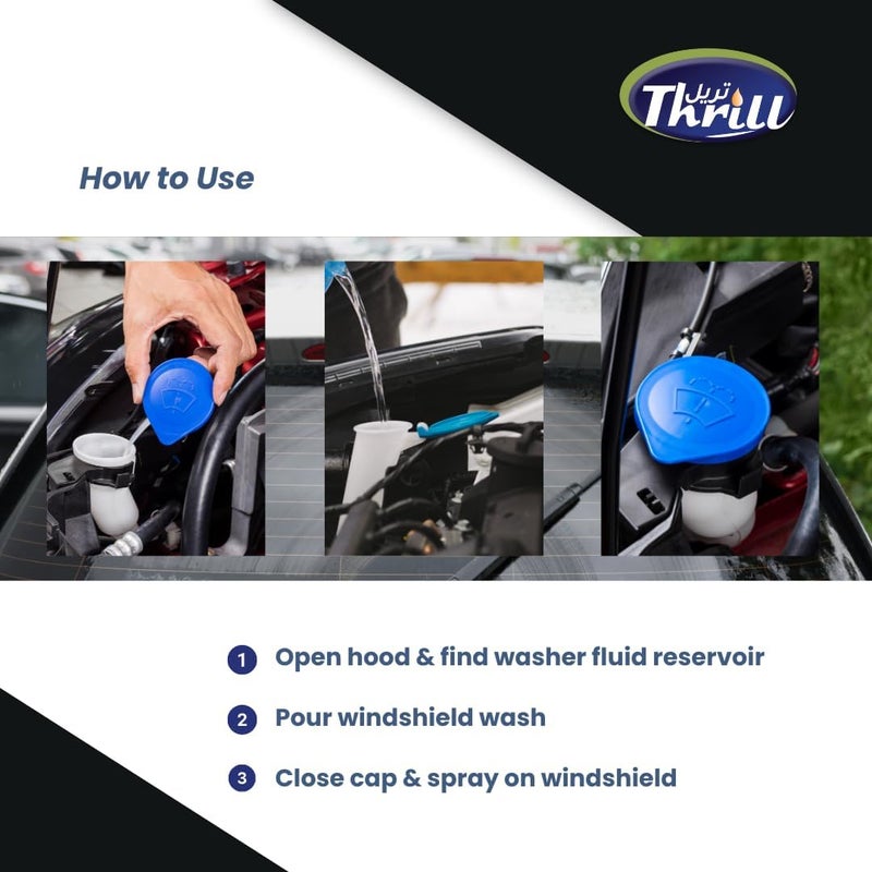 Thrill Windshield Washer Fluid 5L, TWWF-5L - Image 3