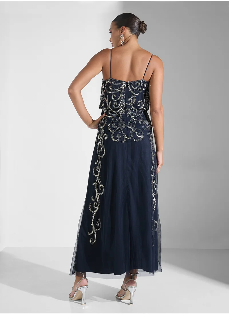 نمشي x Embellished Evening Dress
