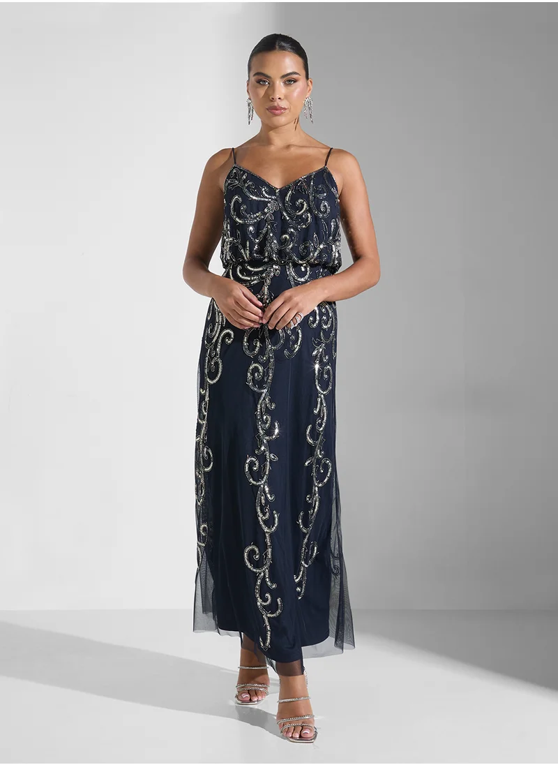 نمشي x Embellished Evening Dress