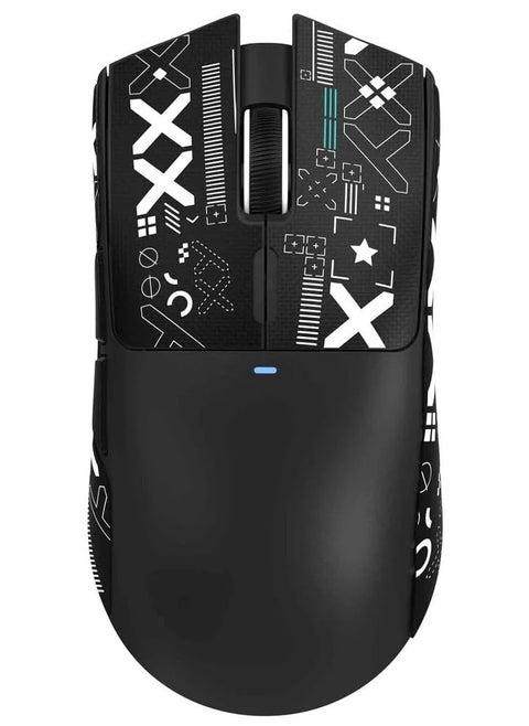X11SE Ultra-Light Wireless Gaming Mouse, Tri-Mode-2.4G/USB-C Wired/BT, PixArt PAW3311 Gaming Sensor, 22KDPI, 5 Programmable Buttons for Laptop, PC, Mac Gamer (Black&Sticker)