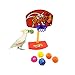 Fsocpen Parrot Intellective Mini Basketball Rack Training ToyBirdie Basketball Bird ToyBird Chew Ball Foraging Toys Parrot Activity Toys Bird Training Gym Toys - Image 3