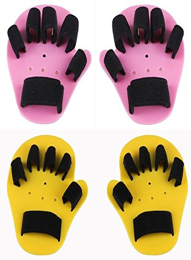 RousuCare Child Finger Separator Hand Orthosis Splint for Kids - Separate Finger Flex Spasm Extension Board for Boys or Girls - Polio Rehabilitation Exercise - Yellow: 5-10 Years Old - Image 3