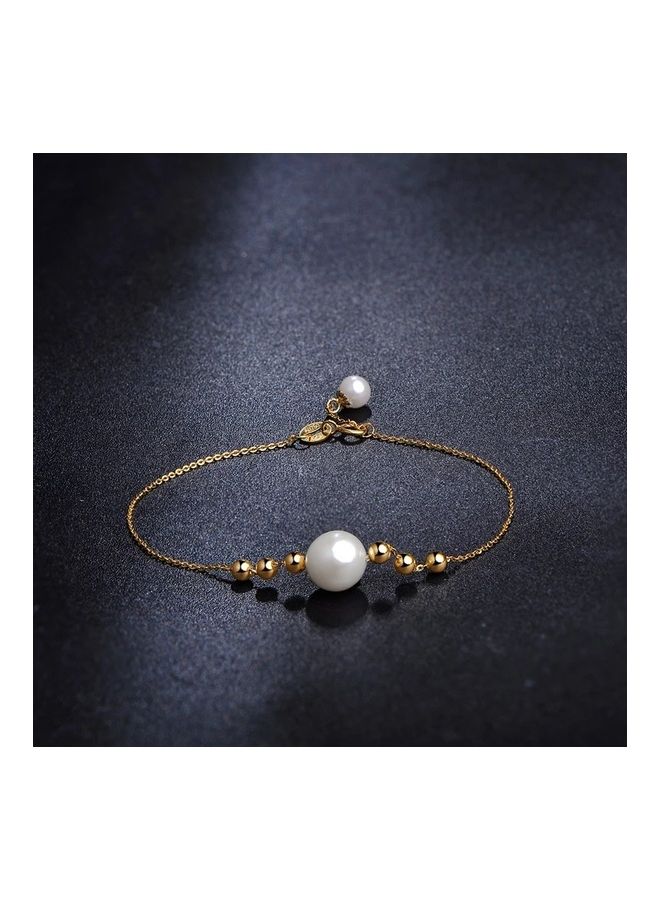 ميركال إمبراير سوار مطلي بالذهب ومرصع باللؤلؤ - Image 2