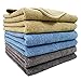Polyte Microfiber Cleaning Towel (16x24, 6 Pack, Professional, Blue,Camel,Gray) - Image 2
