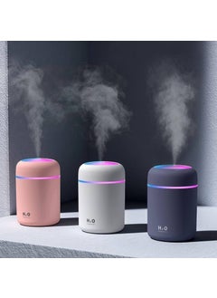 KIRIADA KIRIADA Humidifier aroma diffuser for home H2O Cool Mist Humidifier for Room Moisture 300ML Essential Oil Diffuser Small Humidifiers with 2 Mist Modes and Auto Shut Off For Bedroom Home Office  - Image 3