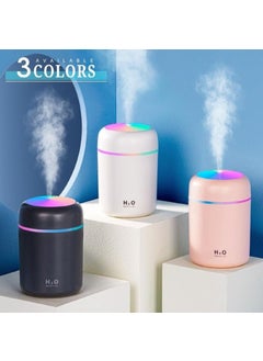 KIRIADA KIRIADA Humidifier aroma diffuser for home H2O Cool Mist Humidifier for Room Moisture 300ML Essential Oil Diffuser Small Humidifiers with 2 Mist Modes and Auto Shut Off For Bedroom Home Office  - Image 2
