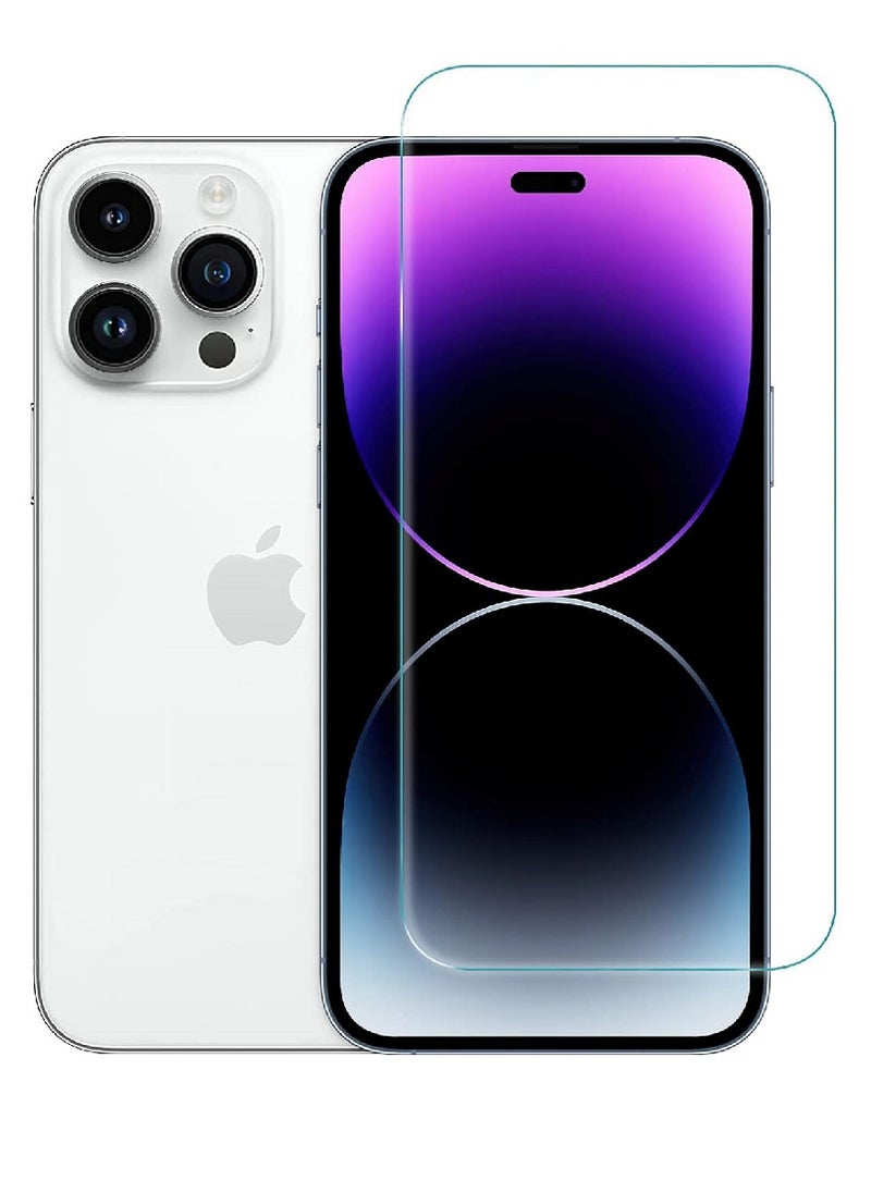 Super Tempered Glass Screen Protector Clear Designed For iPhone 14 Pro Max Full Screen Coverage And Bubble Free - Image 1