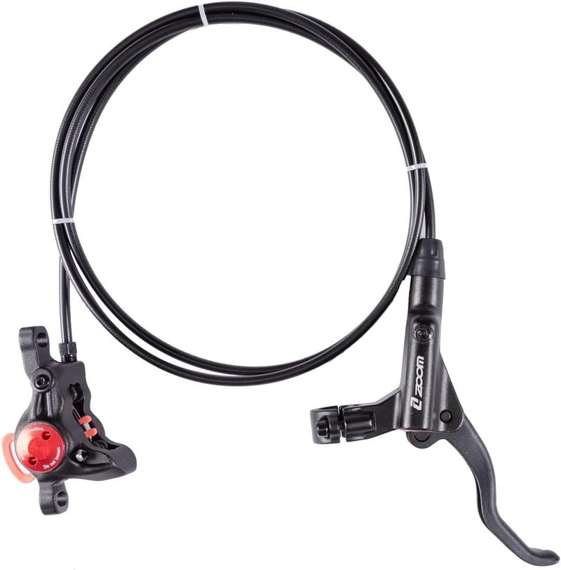 BUCKLOS MTB Hydraulic Disc Brakes, Mountain Bike Left Front 800mm Right Rear 1450mm Hydraulic Brake Set Aluminum Alloy Levers with Calipers PM/is Adapter Fit EBike/Fat Bike - Image 1
