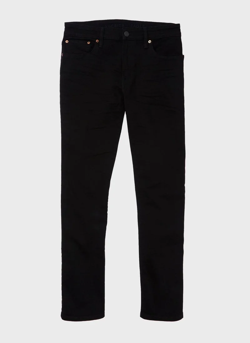 امريكان ايجل Rinse Wash Slim Fit Airflex+ Jeans