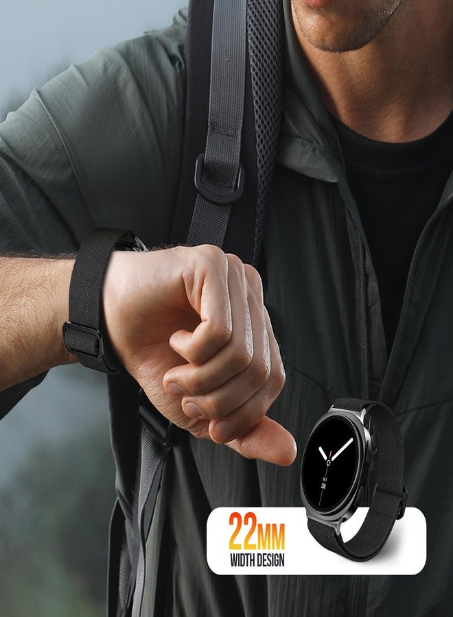 Tensea 6 Pack Bands Compatible with Samsung Galaxy Watch 8 40mm 44mm 8 Classic 46mm Band Accessories, Elastic Nylon Sport Loop Strap/Magnetic Braided Wristband/Soft Silicone Watchband for Men Women - Image 5