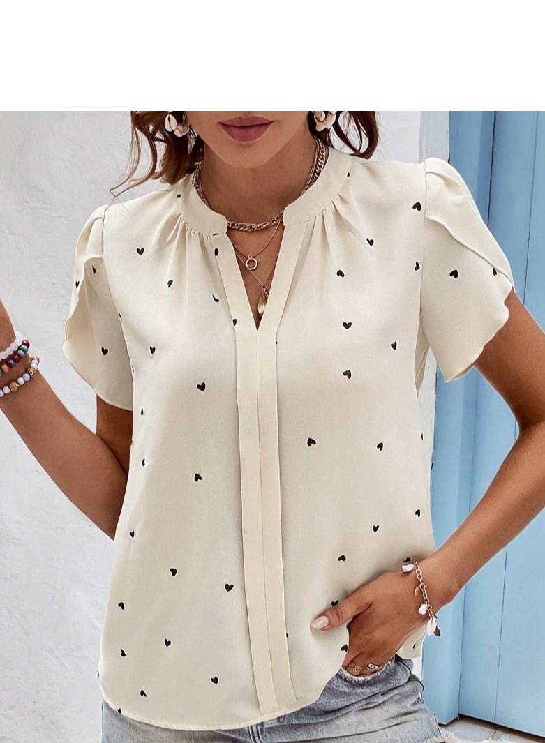 Shougu V-neck Shirt Temperament Women's Top  - Image 1