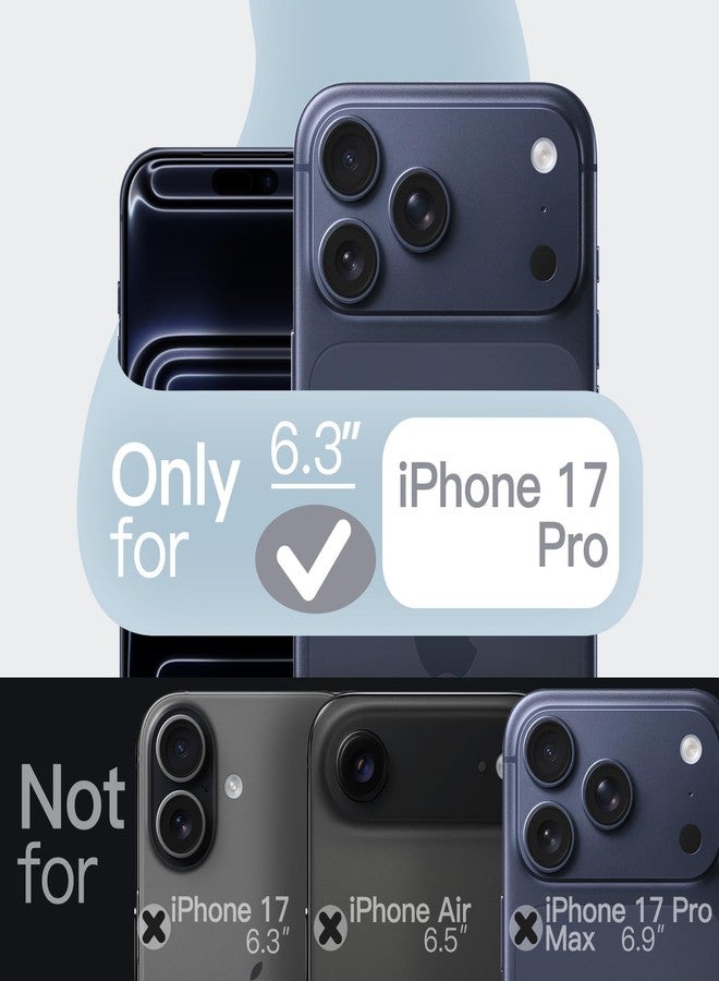 جي تيك جراب سيليكون مغناطيسي من JETech لهاتف iPhone 17 Pro مقاس 6.3 بوصة، متوافق مع MagSafe، ملمس ناعم كالحرير، غطاء هاتف ماص للصدمات مع حماية لعدسة الكاميرا (أسود) - Image 2