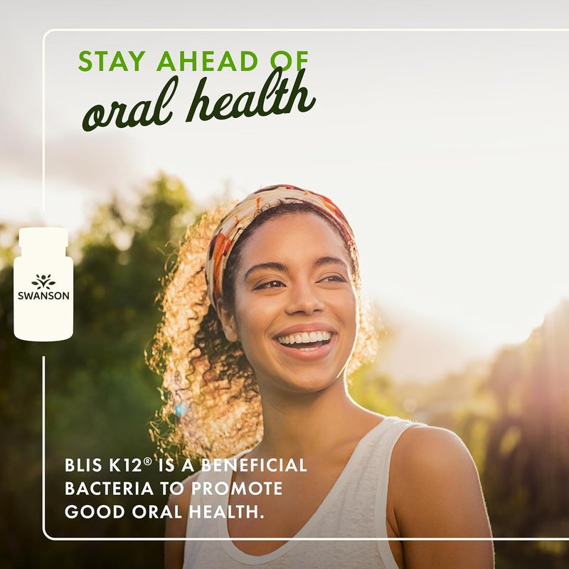 Swanson Oral Probiotic Formula  Oral and Immune System Health  Natural Strawberry Flavor 30 Chwbls - Image 2