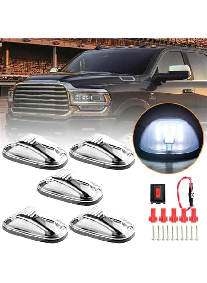 No Drill Cab Lights, Solar Cab Lights For Truck, Wireless Solar Powered Cab Lights For Truck, Roof Lights, LED Cab Lights For Trucks, LED Marker Lights, Waterproof Cab Lights For Truck No Drill