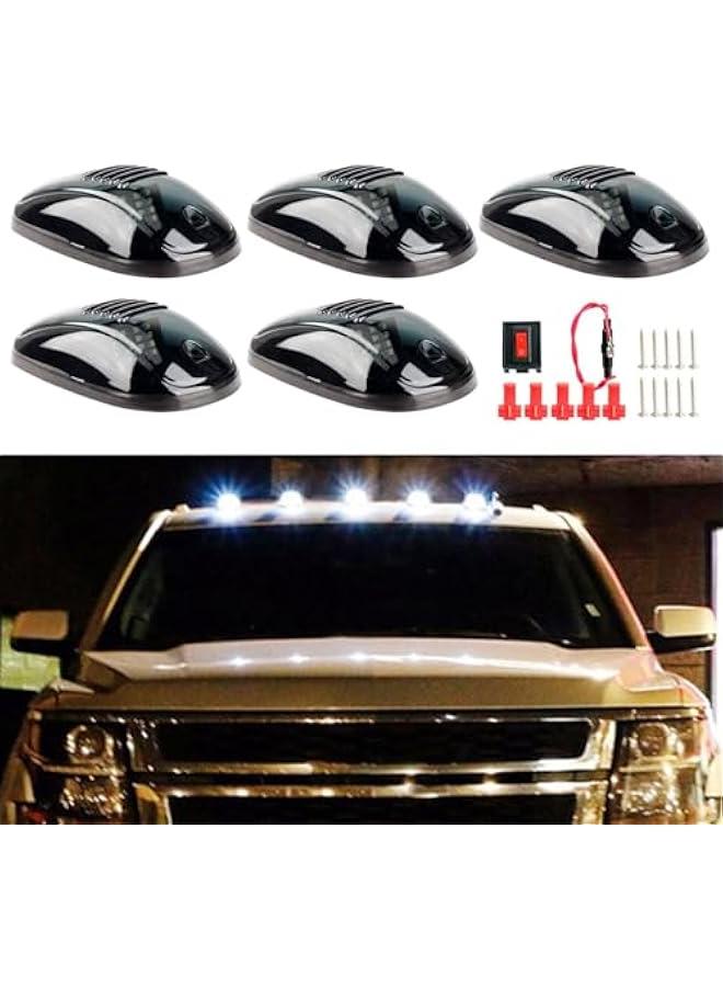 No Drill Cab Lights, Solar Cab Lights For Truck, Wireless Solar Powered Cab Lights For Truck, Roof Lights, LED Cab Lights For Trucks, LED Marker Lights, Waterproof Cab Lights For Truck No Drill