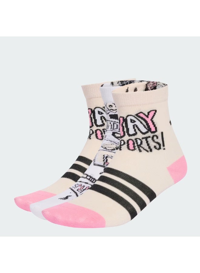 Adidas Logo 3 Pairs Per Pack Socks Kids - Image 2