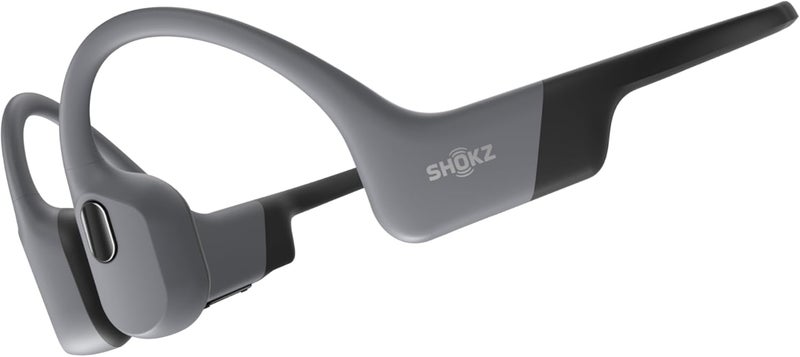 SHOKZ OpenSwim Pro Bone Conduction Sports Headphones, IP68 Waterproof Open-Ear, Bluetooth 5.4, 32GB MP3 Storage, Noise-Cancelling Mics, Wireless Charging, 9h Playtime for Running and Swimming-Grey grey - Image 1