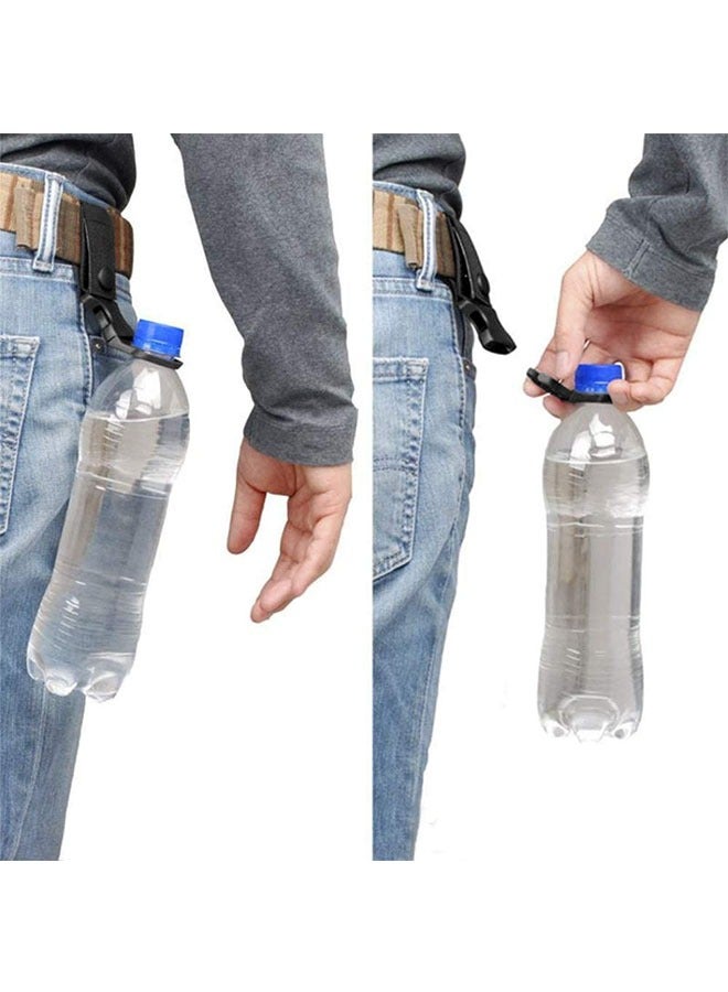 Generic 3-Piece Kettle Hanging Buckle Hangable Bottle Cage Hooks, Outdoor Portable Water Bottle Ring Holder Mineral Water Bottle Clip, Used for Backpack Outdoor Tactical Camping Hiking Mountaineering Trip - Image 5