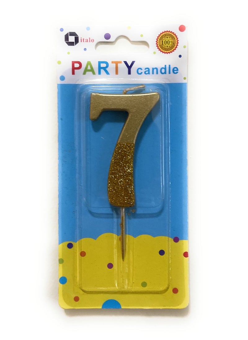 ITALO Party Number 7 Candle 