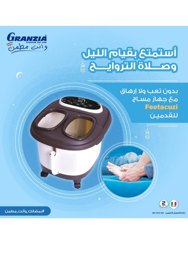  جرانزيا جهاز تدليك القدم فيتاكوزي للمنتجعات الصحية ، تعمل بالبطارية، متعدد الألوان - Image 3