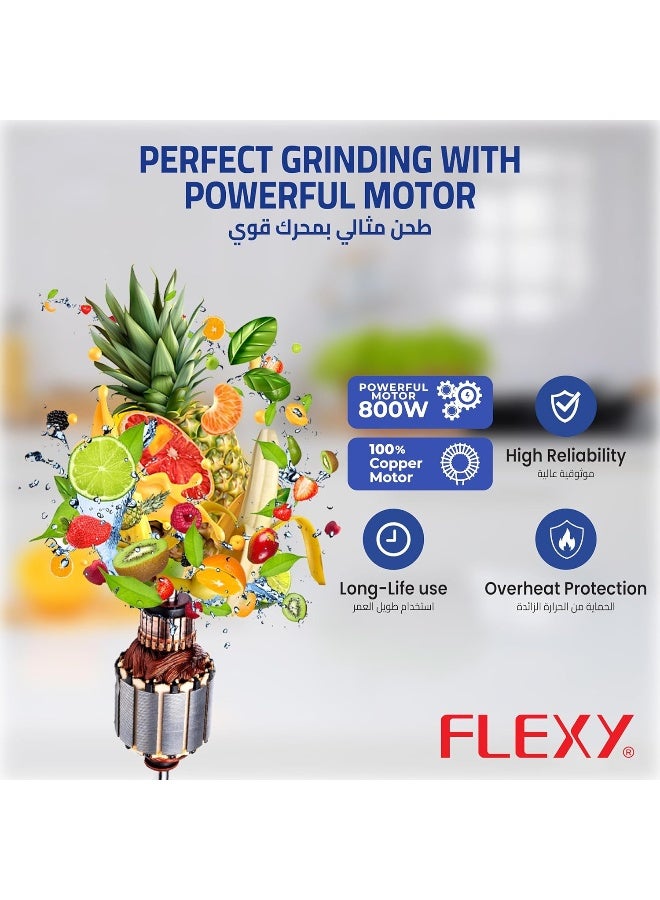 Flexy مجدد - خلاط فليكسى 2 في 1 800 واط - Image 5