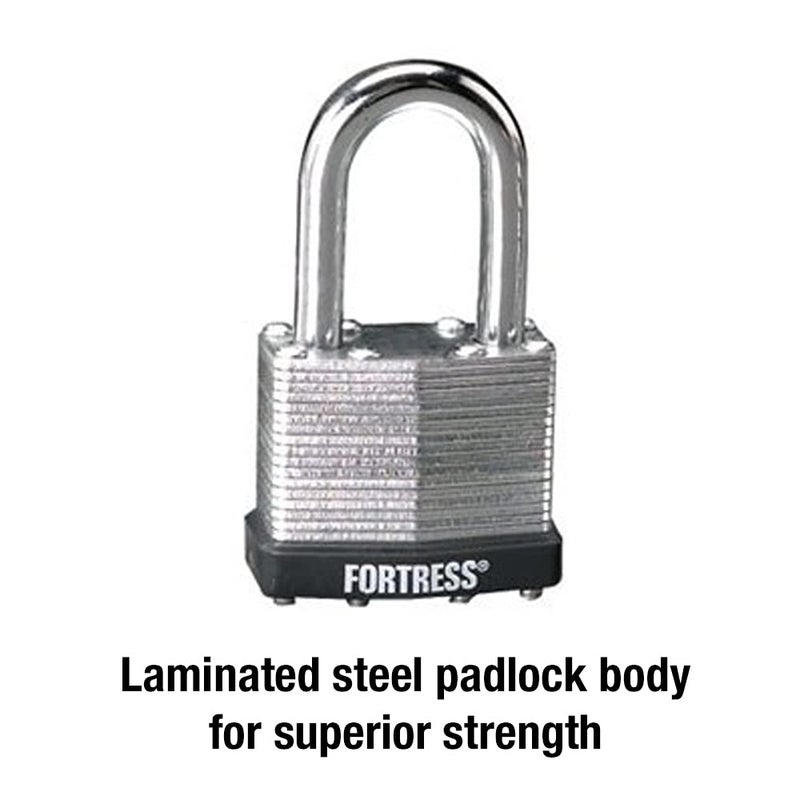Master Lock 1803DLF Fortress Outdoor Padlock with Key, 1 Pack - Image 3