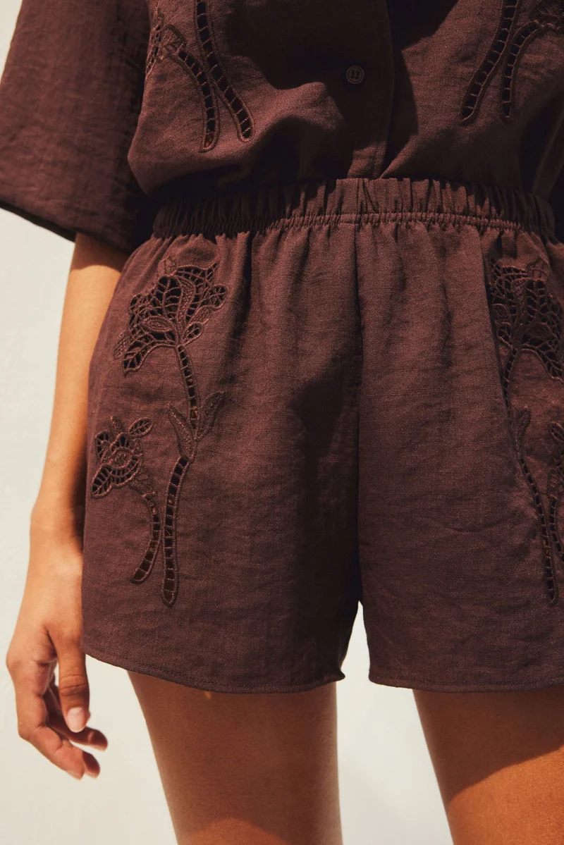 H&M Broderie anglaise shorts