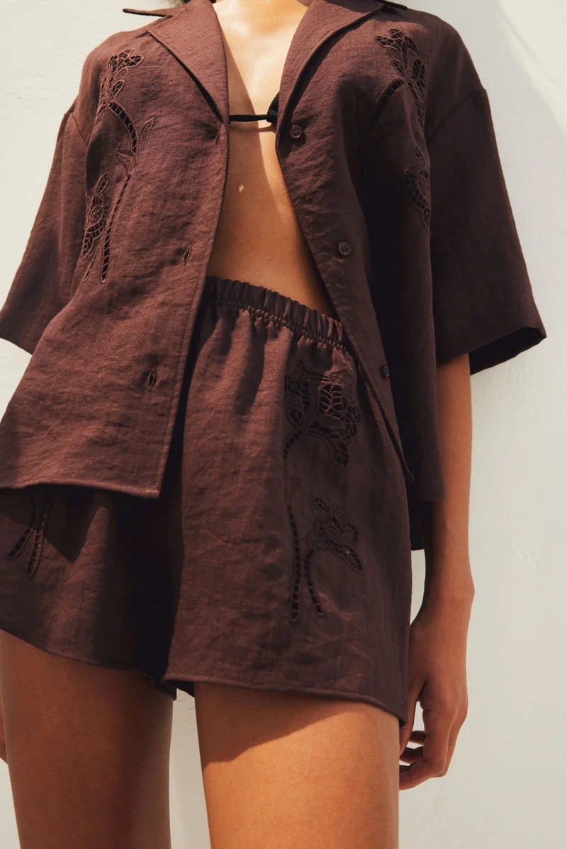 H&M Broderie anglaise shorts
