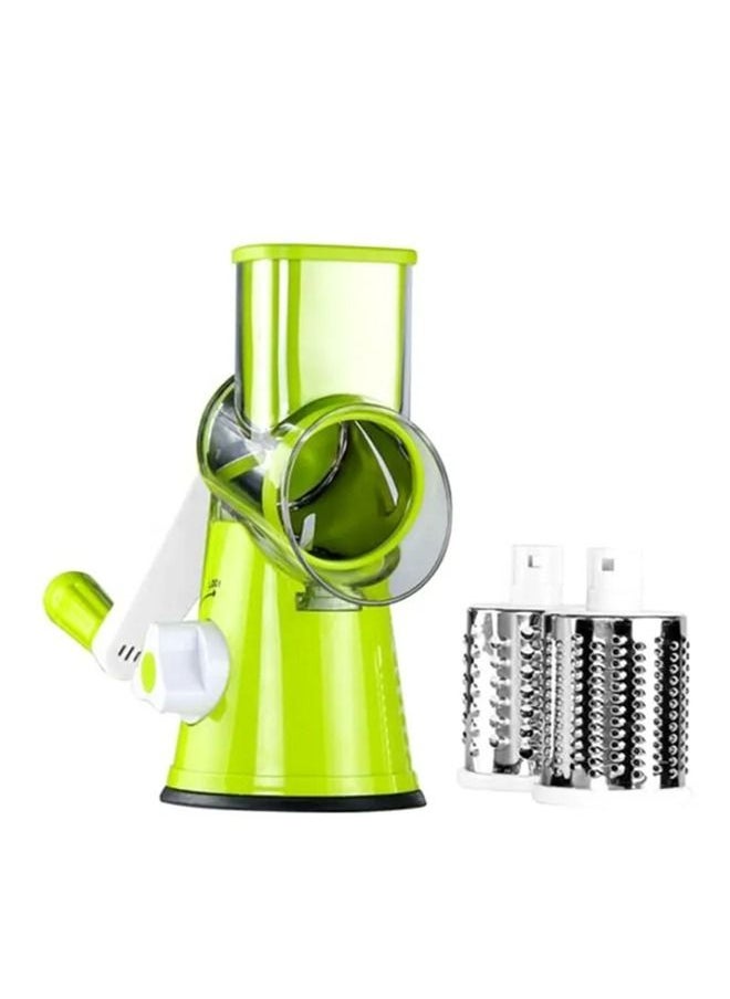 Cady One - Manual Vegetable Cutter Green/White/Silver - Image 1