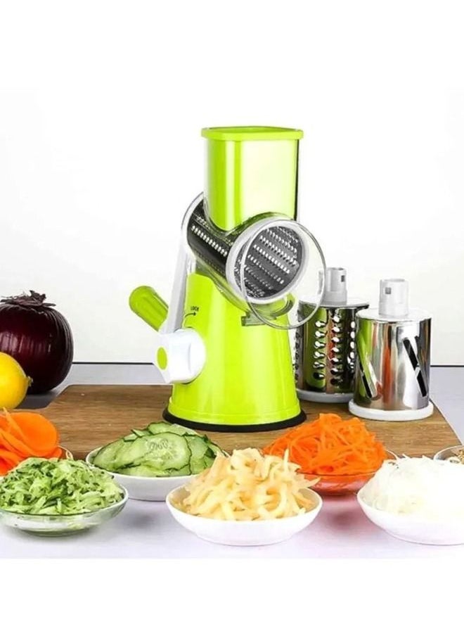 Cady One - Manual Vegetable Cutter Green/White/Silver - Image 1