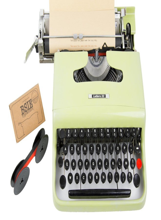 BSIE Typewriters – Olivetti Typewriter Ribbon – Black and Red – Fits Lettera 22, Lettera 32, Lettera 35, Studio 44, Valentine – GR4 – Tested in Nice, France - Image 2