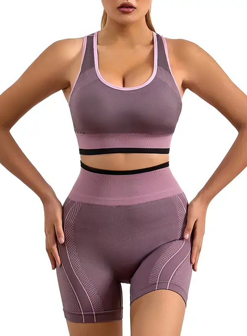 Pink Sportswear Set with Bra & Panties - Image 1