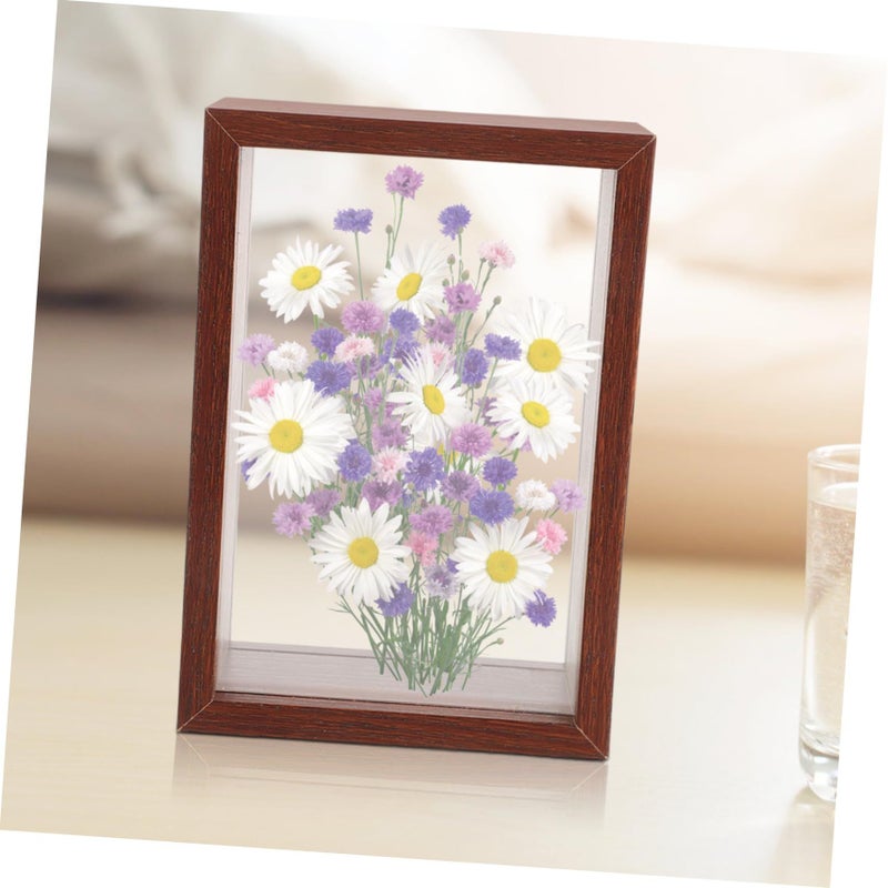 Shadow Box Frame With Clear Window For Dried Flowers Photos And Tickets Elegant Hollow Out Display Case For Desktop And Wall Art Decorative Picture Frame - Image 5