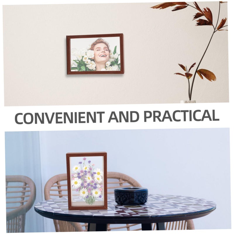 Shadow Box Frame With Clear Window For Dried Flowers Photos And Tickets Elegant Hollow Out Display Case For Desktop And Wall Art Decorative Picture Frame - Image 4