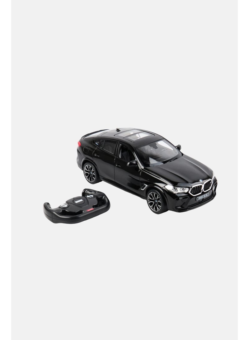 Rastar 1/14 BMW X6 M Remote Control Car, Black - Image 3