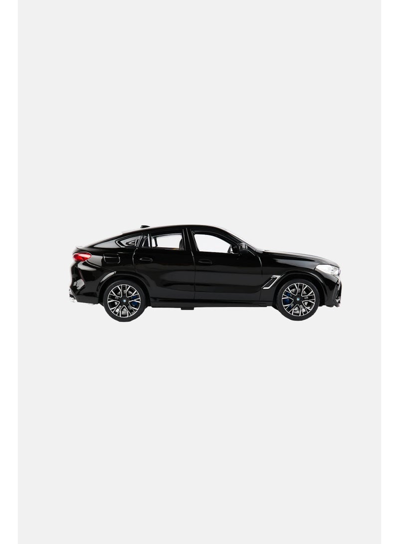 Rastar 1/14 BMW X6 M Remote Control Car, Black - Image 4