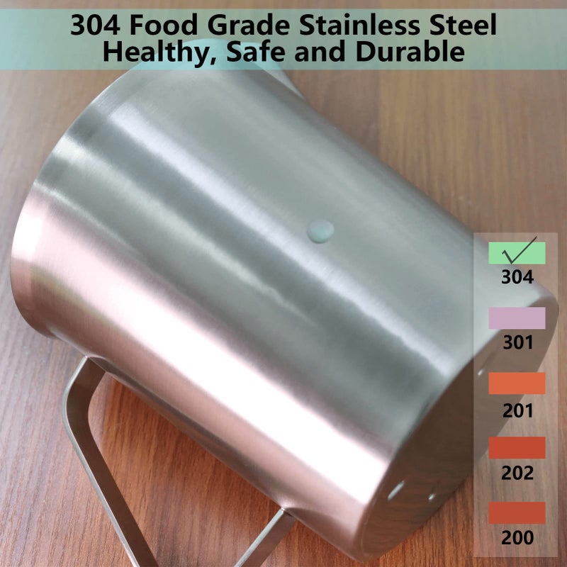 Newness Stainless Steel Measuring Cup, Metal Measuring Cup with Handle (Upgraded, 3 Marking Including Cup/ML/Ounce Scale), 16 Ounces (0.5 Liter, 2 Cup) - Image 4